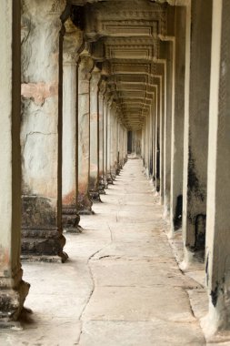 Angkor Wat, Kamboçya 'da bir tapınak kompleksi ve dünyanın en büyük dini anıtıdır. Siem Reap, Kamboçya. Sanatsal resim. Güzellik dünyası.