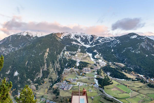 Voir Pointin Andorre Mirador Roc Del Quer Canillo Andorre — Photo