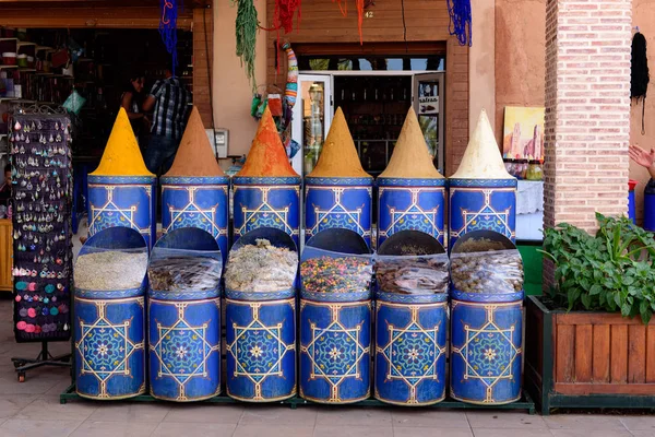 Marraquexe Marrocos Outubro 2017 Jemaa Fnaa Uma Praça Mercado Bairro — Fotografia de Stock