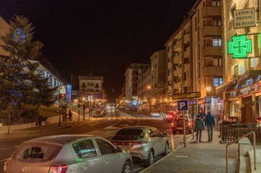 Sant Josep de Caselles Bulvarı Canillo 'da kışın. Canillo, Andorra