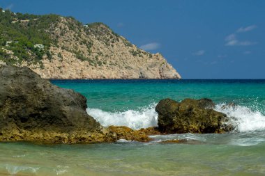 Aigues Blanques, Santa Eulalia des Riu, Ibiza, Espana  2015 june 28 : Beautiful day in Aigues Blanques, Santa Eulalia des Riu, Ibiza.