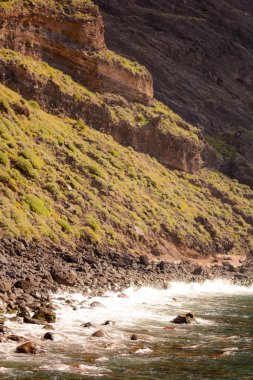Tenerife, Kanarya Adaları, İspanya'nın tropikal peyzaj dağ köyü Masca