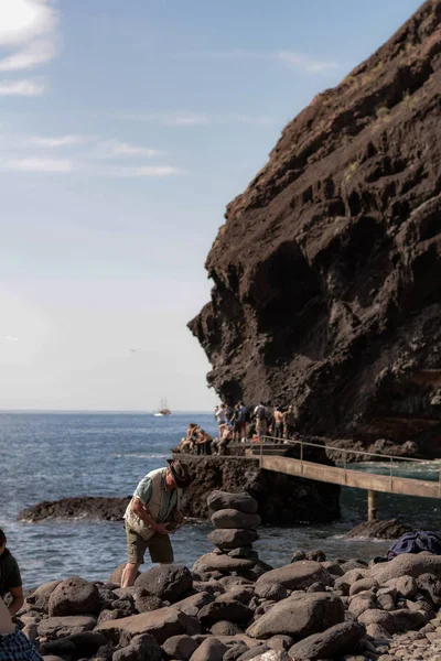 Horská Vesnice Masca Tropické Krajiny Ostrova Tenerife Kanárské Ostrovy Španělsko — Stock fotografie