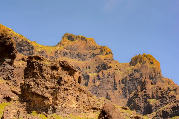 Bergdorf Masca Tropischer Landschaft Von Teneriffa Kanarische Inseln Spanien — Stockfoto