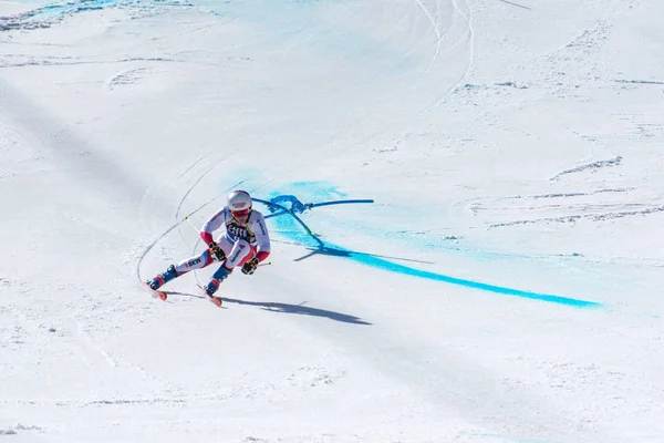 Ski World Finals Downhill Homens Corrida Fis Alpine Ski World — Fotografia de Stock