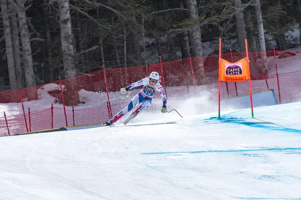 Romane Miradoli Fra Participa Carrera Prueba Para Las Finales Ski —  Fotos de Stock