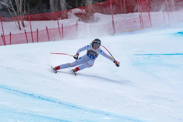 Sofia Goggia Ita Deltar Prueba Springa För Ski World Final — Stockfoto