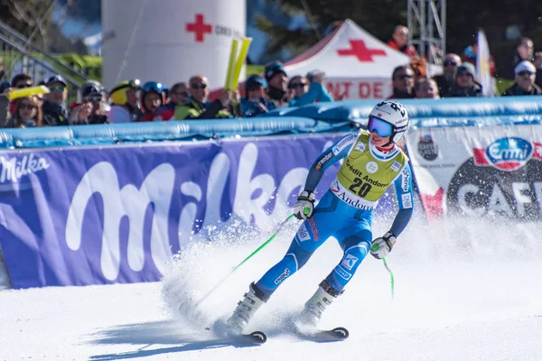 Ski World Finals Downhill Carrera Masculina Las Finales Copa Del —  Fotos de Stock