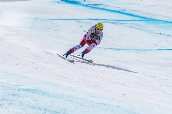 Ski Finale Abfahrt Der Herren Beim Finale Des Alpinen Ski — Stockfoto