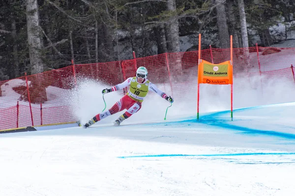 Mikaela Shiffrin Usa Takes Part Race Run Mens Slalom Race — Stock Photo, Image