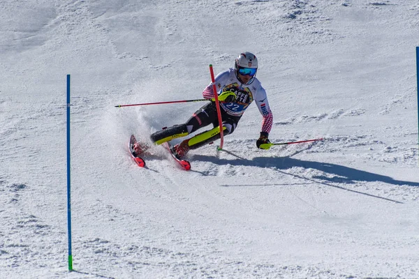 Ski світ фінал слалому - чоловіків S Fis альпійські лижні світ Кубок Fina — стокове фото