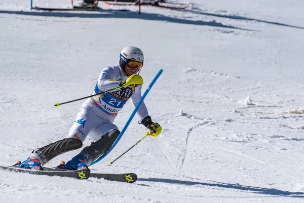 Ski-World-finalen-slalom-herrar Världsmästerskapen i alpin skid-VM fina — Stockfoto