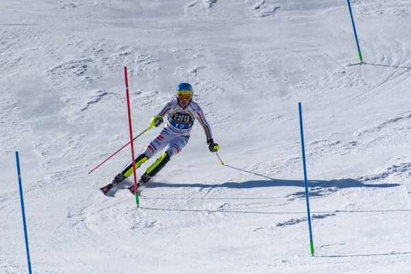 Ski świat finał Slalom - mężczyzn S Fis Alpine Ski World Cup Fina — Zdjęcie stockowe