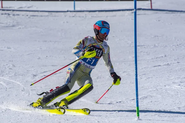 Ski-World-finalen-slalom-herrar Världsmästerskapen i alpin skid-VM fina — Stockfoto