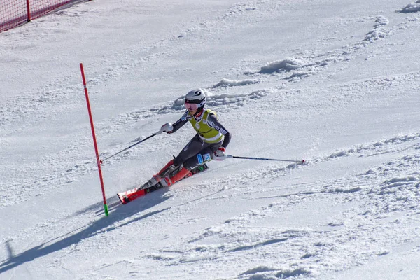 Lyže World finále Slalom - muži S Fis Alpine Ski World Cup Fina — Stock fotografie