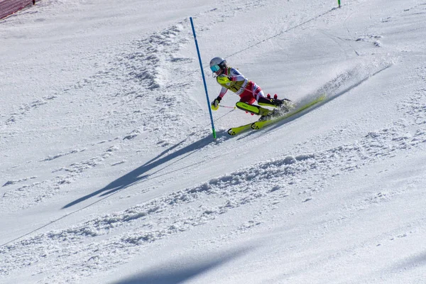 Sí-világ-döntők-szlalom - férfi S Fis alpesi sí Világ Kupát Fina — Stock Fotó