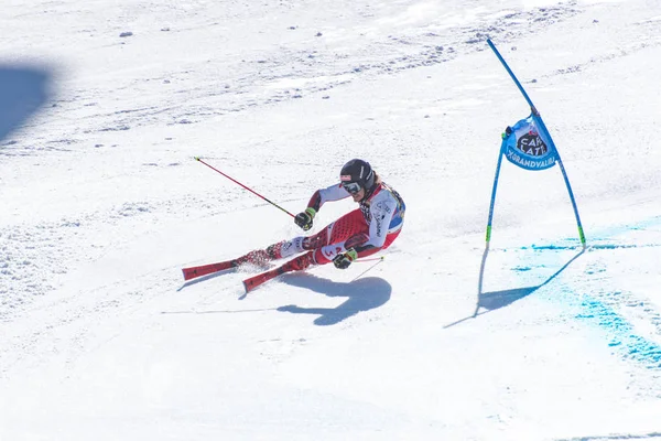 SKI-WORLD-FINALS- SLALOM - MEN��S  FIS Alpine Ski World Cup Fina — Stock Photo, Image