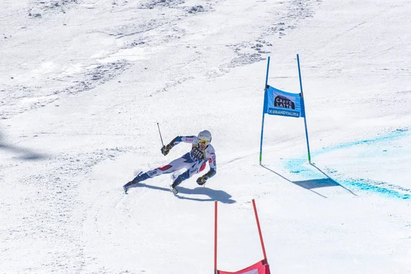 스키-세계-결승전-회전-남자 S Fis 알파인 스키 세계 컵 수영 — 스톡 사진