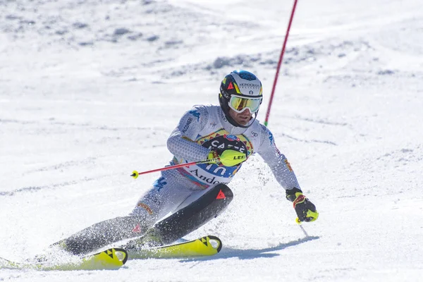 Kayak-dünya-final-dev Slalom - kadınlar — Stok fotoğraf