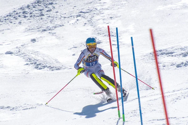 Kayak-dünya-final-dev Slalom - kadınlar — Stok fotoğraf