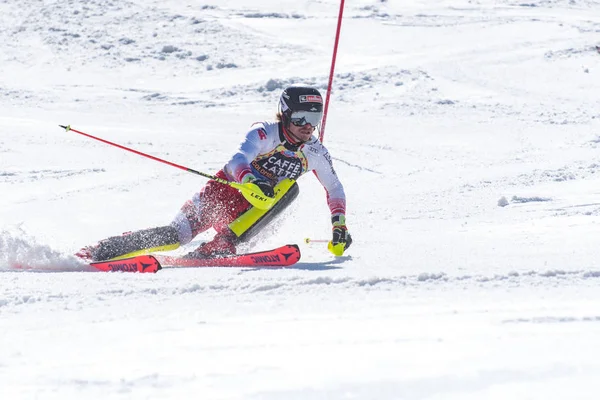 スラロームのスキー世界決勝戦巨人 - 女性 — ストック写真