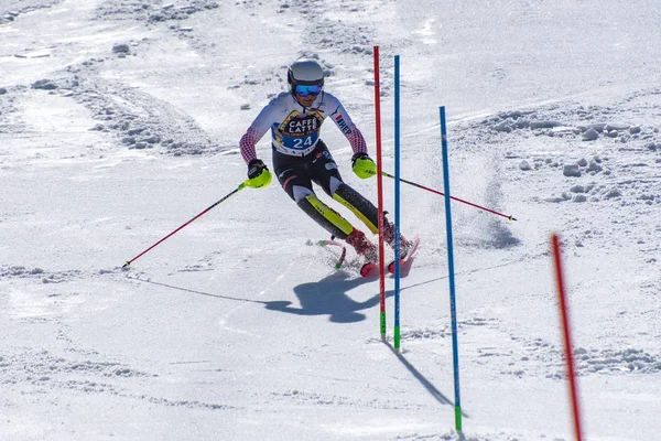 Slalom narciarski świat finał gigant - kobiety — Zdjęcie stockowe