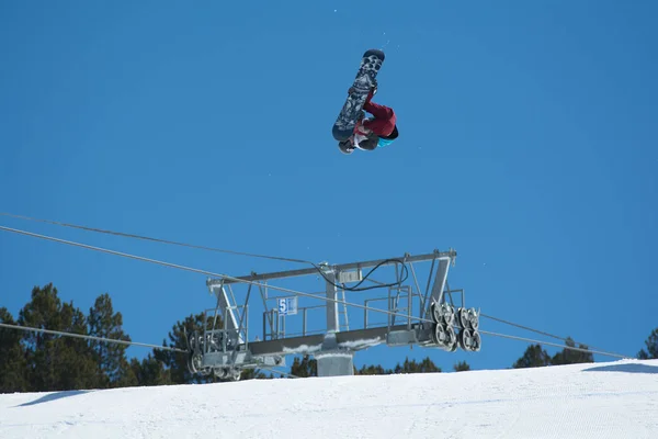 Tarter Andorra Şubat 2017 Baskı Toplam Mücadele Masters Freestyle 2017 — Stok fotoğraf