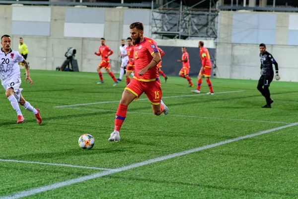 Andorra Vella Andorra Marzo 2019 Jugadores Acción Partido Clasificatorio Del — Foto de Stock