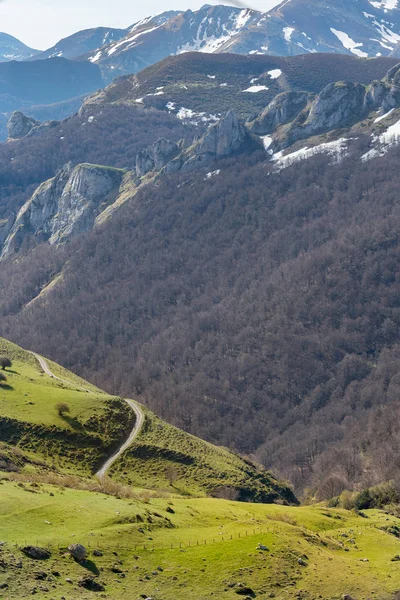 Picos Europa Bergen Naast Fuente Village Cantabria Spanje — Stockfoto