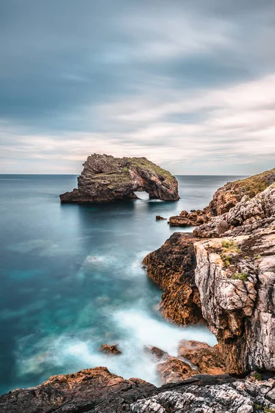 Immagine Delle Spiagge Panoramiche Torimbia Toranda Asturie Spagna — Foto Stock