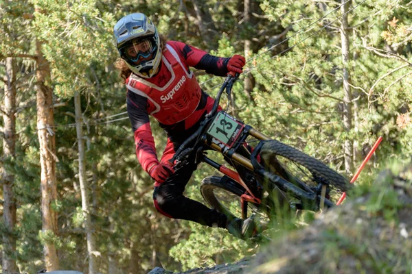 Vallnord Andorra Juli 2019 Radfahrer Beim Mercedes Benz Uci Mtb — Stockfoto