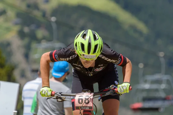 Vallnord Andorra Julho 2019 Paula Gorycka Pol Mercedes Benz Uci — Fotografia de Stock