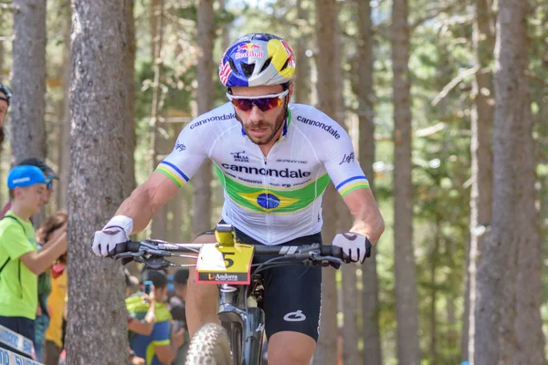 Vallnord Andorra Julio 2019 Ciclistas Mercedes Benz Uci Mtb World — Foto de Stock