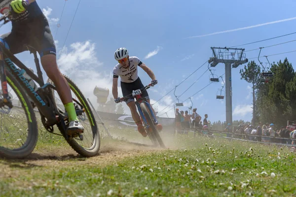 Валлнорд Андорра Июля 2019 Года Циклисты Чемпионате Мира Велоспорту Mercedes — стоковое фото