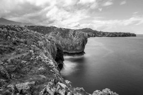 Andrin Plaży Llanes Asturia — Zdjęcie stockowe