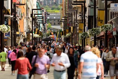 Andorra La Vella, Andorra : 2019 22 Ağustos : Andorra La Vella. 