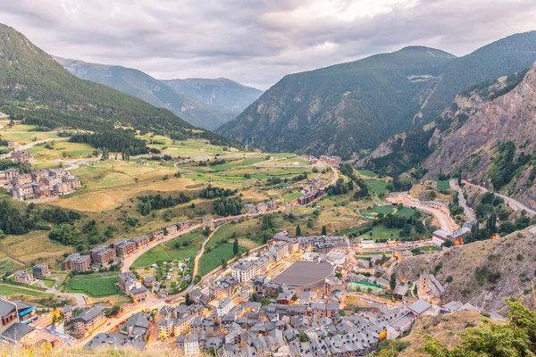 Paysage Urbain Canillo Andorre — Photo