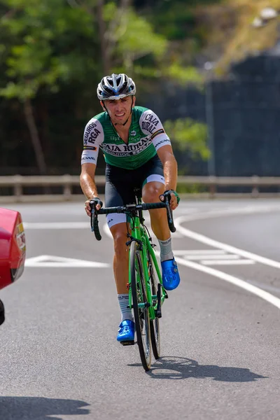 カニロ アンドラ 2019年9月1日 カニロ アンドラでラ ヴエルタ2019のステージ10中のサイクリスト — ストック写真