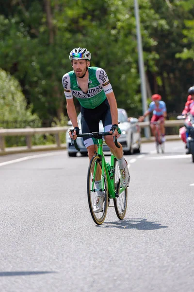 Canillo Andorra Septiembre 2019 Ciclista Etapa Vuelta 2019 Canillo Andorra — Foto de Stock