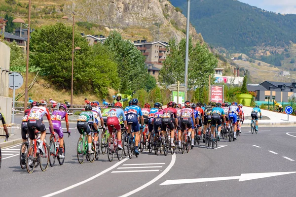 Canillo Andorra September 2019 Wielrenner Tijdens Etappe Van Vuelta 2019 — Stockfoto