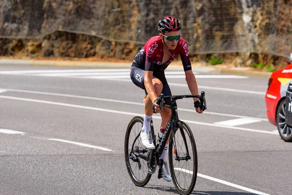 Canillo Andorra Szeptember 2019 Cyclist Szakaszában Szakaszban Vuelta 2019 Canillo — Stock Fotó