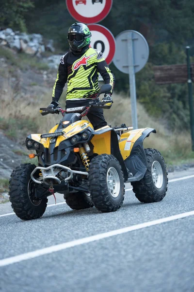 Xixirella Massana Andorra September 2019 Men Ride Qud Route Andorrra — Stock Photo, Image