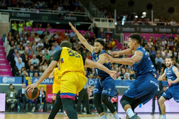 Andorra Vella Andorra 2019 Ekim Liga Acb Endesa Maçında Oynayan — Stok fotoğraf