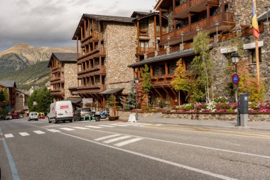 Soldeu, Canillo, Andorra - 16 Ekim 2019 Cg2, Montaa Soldeu 'da Kayak Dünya Kupası' nın sunulduğu yerde