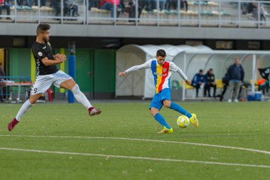 Encamp, Andorra: 26 de Octubre 2019: Segunda Division B grupo 3 FC Andorra 1 - 1 UE Llangostera.