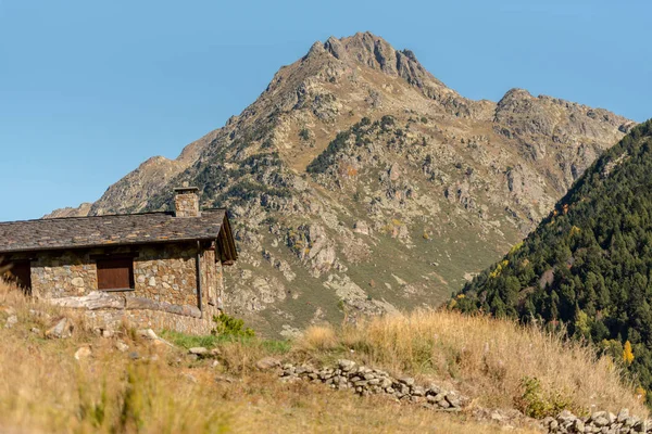 Podzim Údolí Incles Andorra Vall Incles Andorra — Stock fotografie