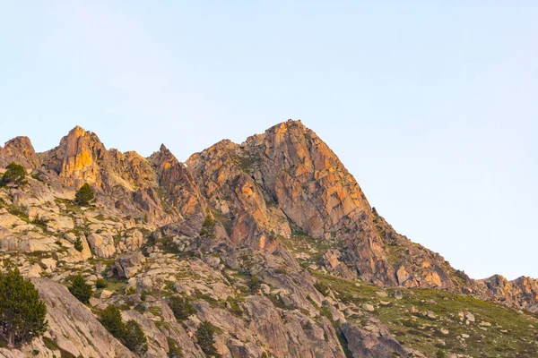 Landschaft Montmalus See Sommer Auf Andorra — Stockfoto