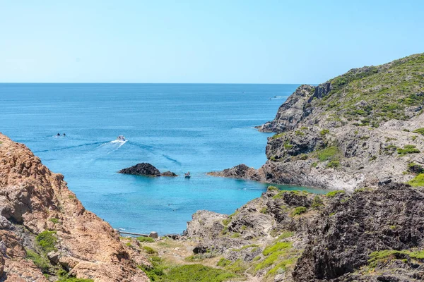 Krajobraz Morski Cap Creus Park Naturalny Wschodni Punkt Hiszpanii Prowincja — Zdjęcie stockowe