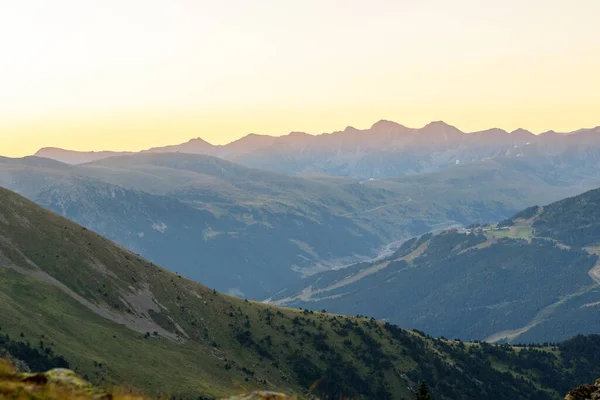 Bela Paisagem Montanhosa Pirinéus Andorra — Fotografia de Stock