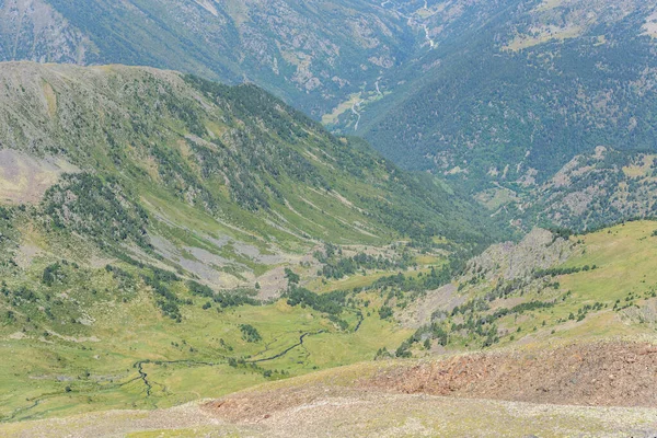 Vackert Bergslandskap Pyrenéerna Andorra — Stockfoto